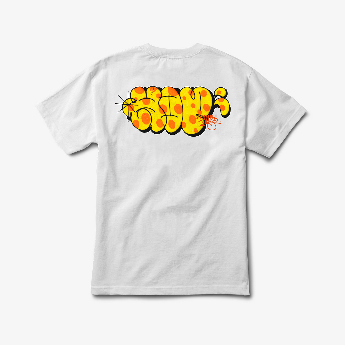 Hardcore HipHop Throw Up t-shirt (WHITE)