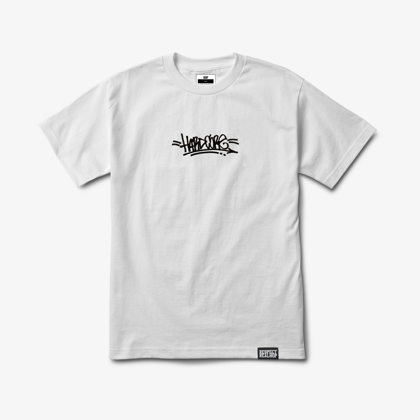 Hardcore HipHop Throw Up t-shirt (WHITE)