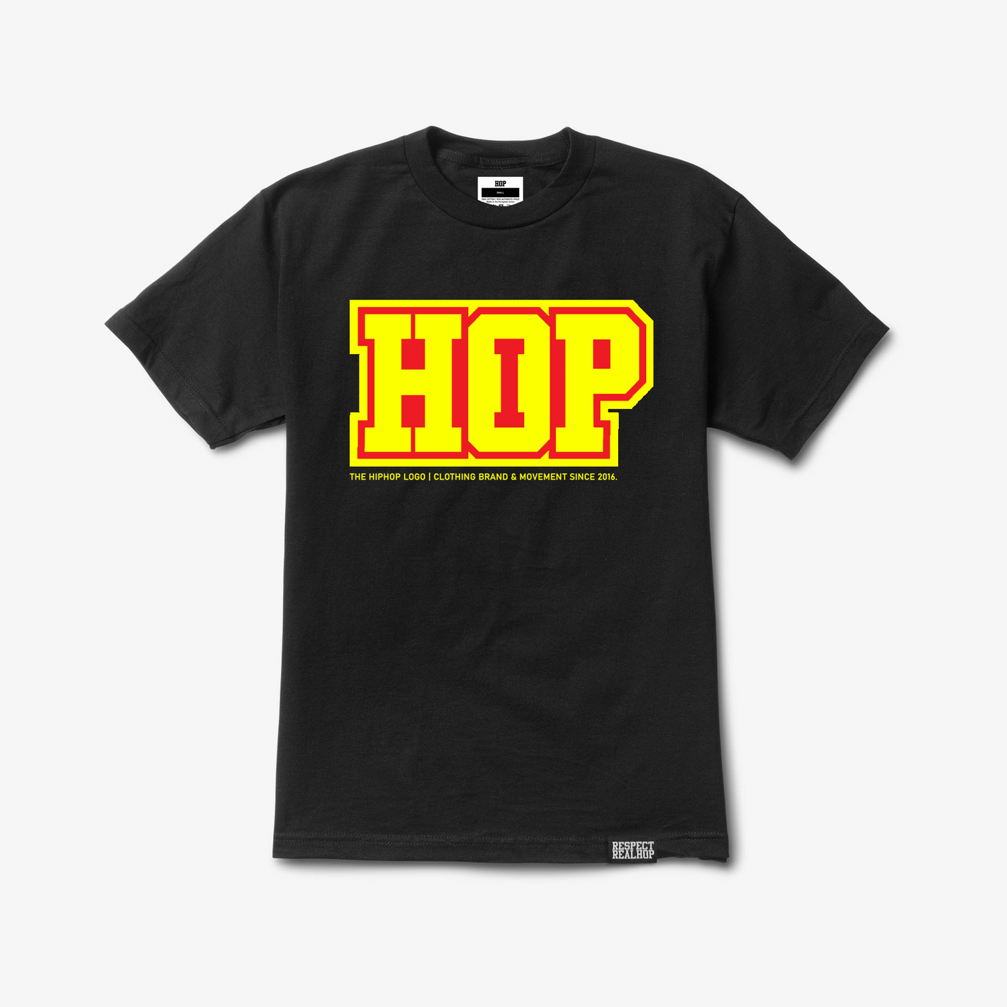 The HipHop logo 2025 t-shirt V5 (BLACK)