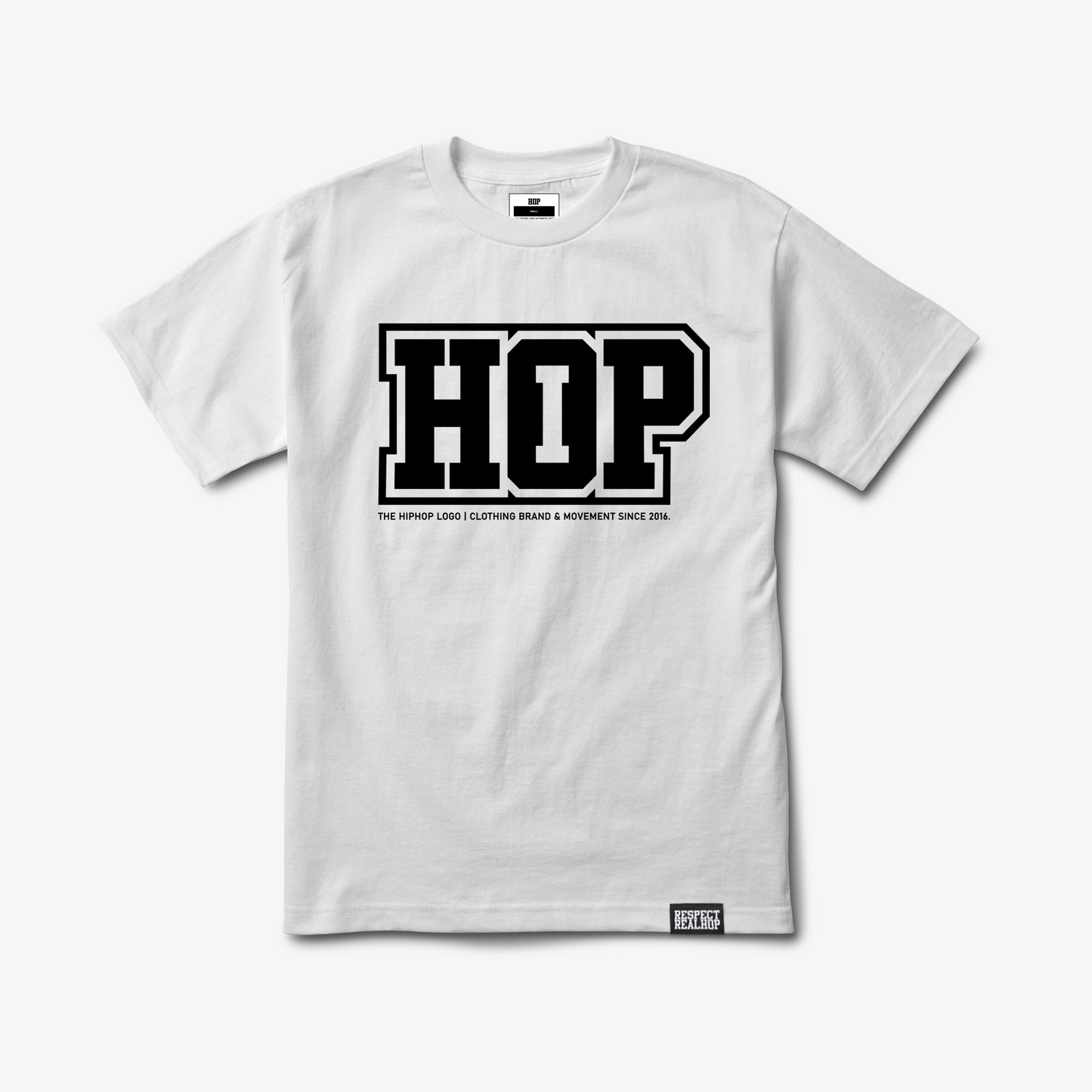 The HipHop logo 2025 t-shirt V1 (WHITE)
