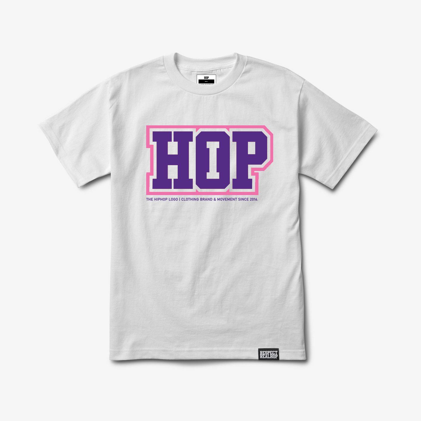 The HipHop logo 2025 t-shirt V3 (WHITE)